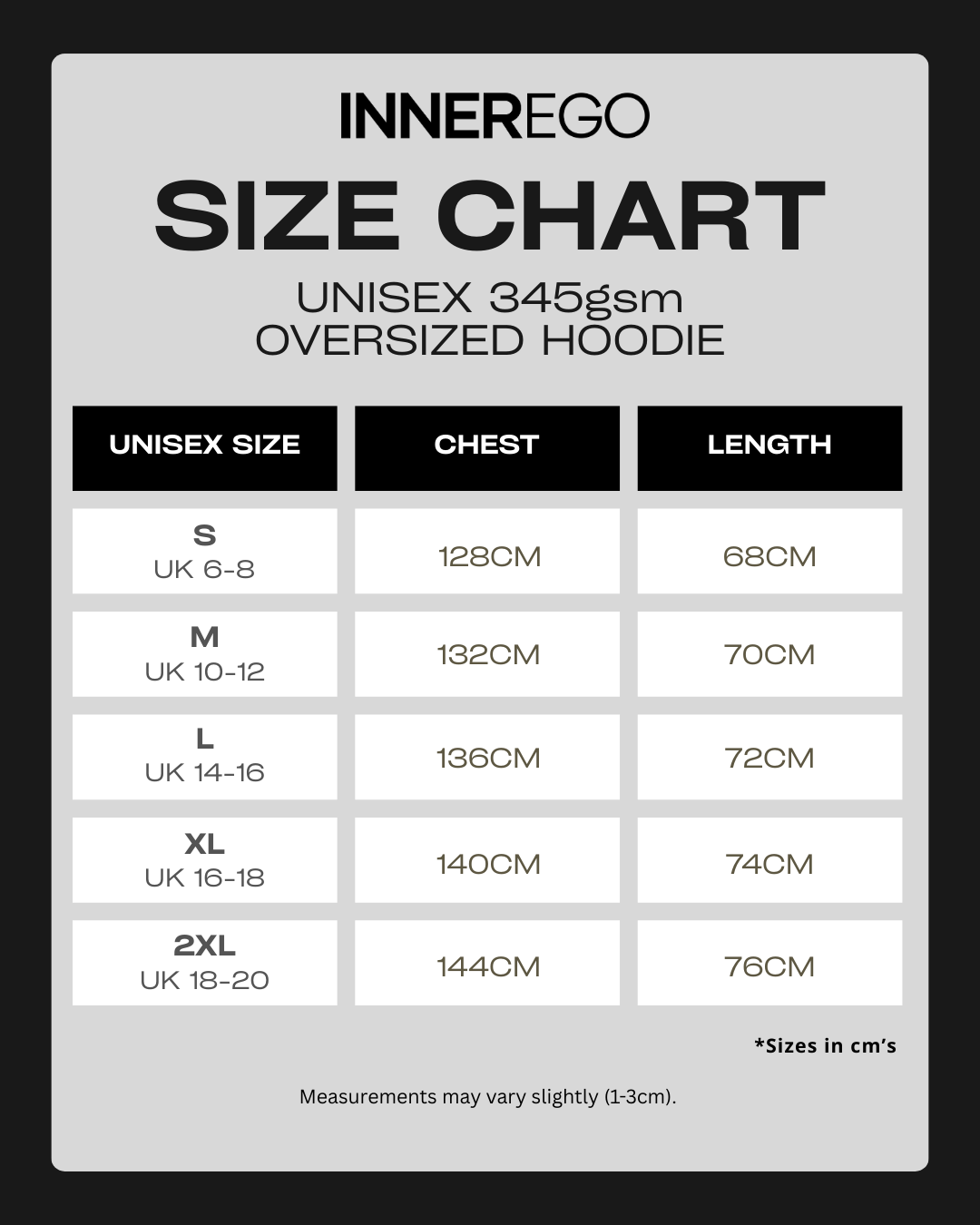 Embossed Oversized Hoodie - Inner Espresso