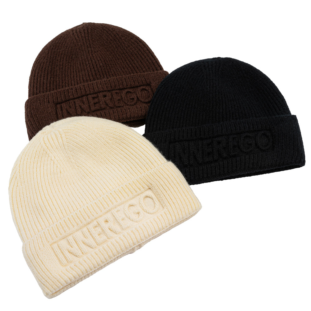 Signature ribbed beanie - winter accessories INNER EGO