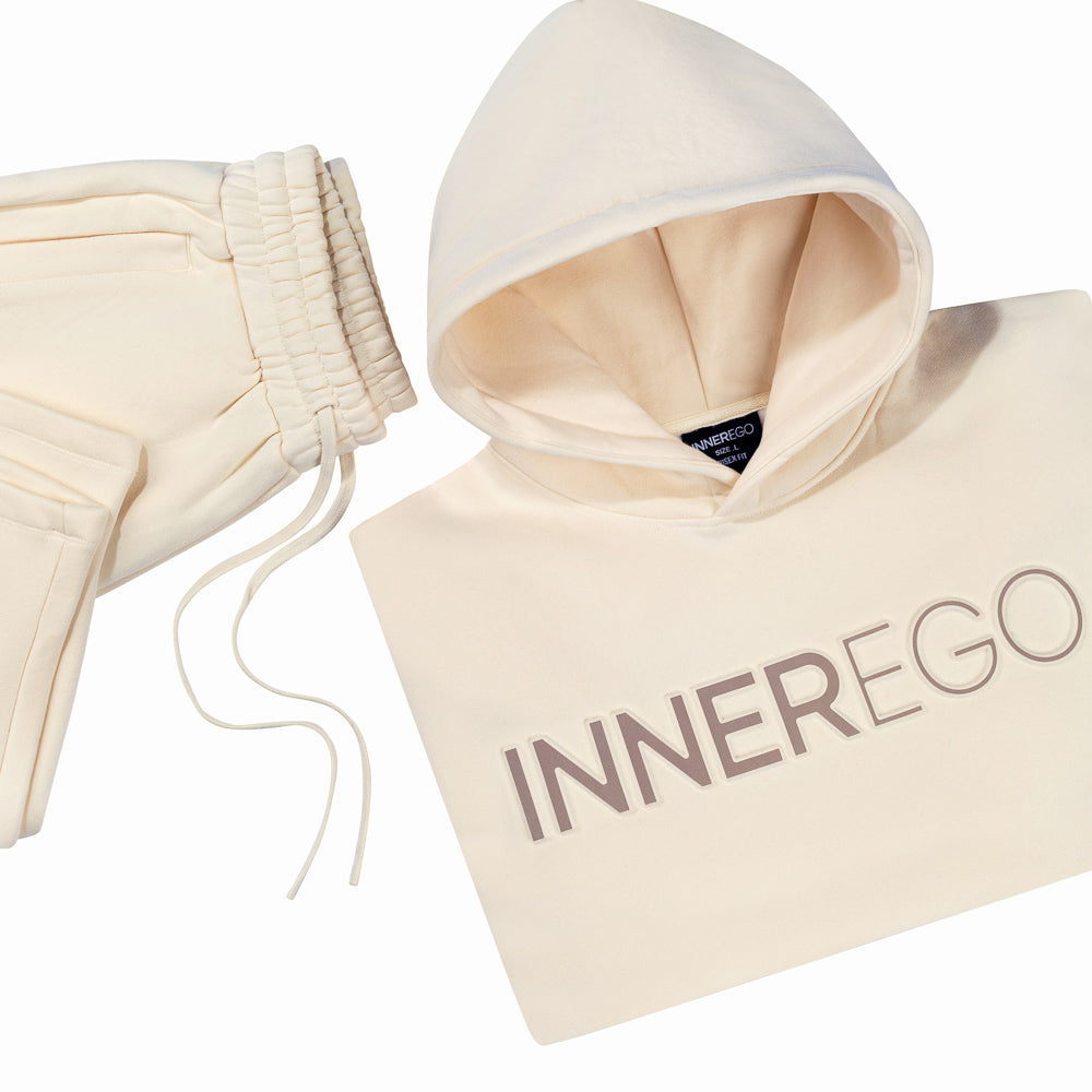 Hoodie & Joggers Set - Inner Crème
