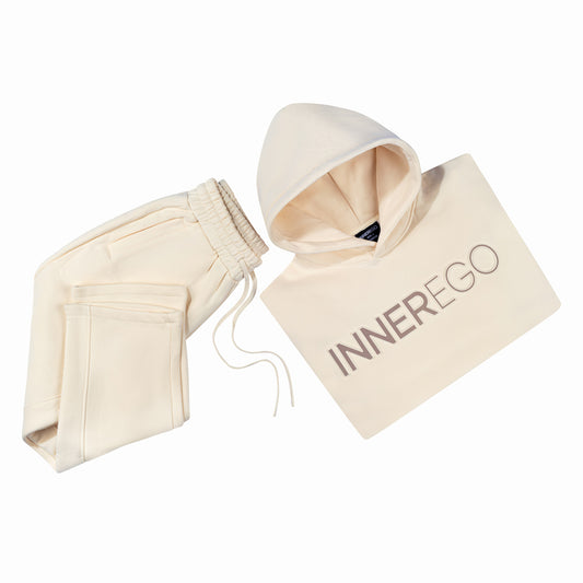 Hoodie & Joggers Set - Inner Crème