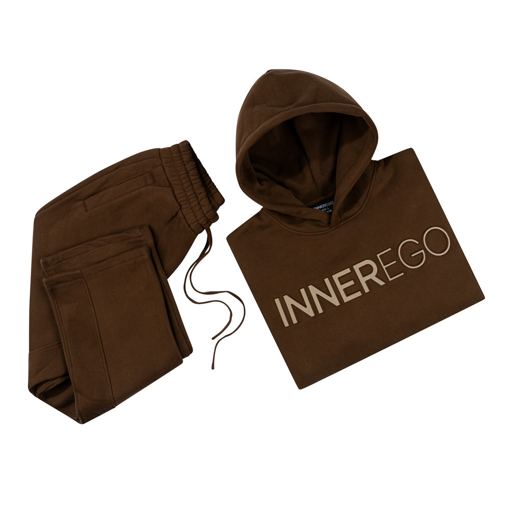 Hoodie & Joggers Set - Inner Espresso