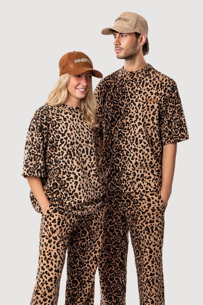 Leopard Print Oversized 2pcs Set