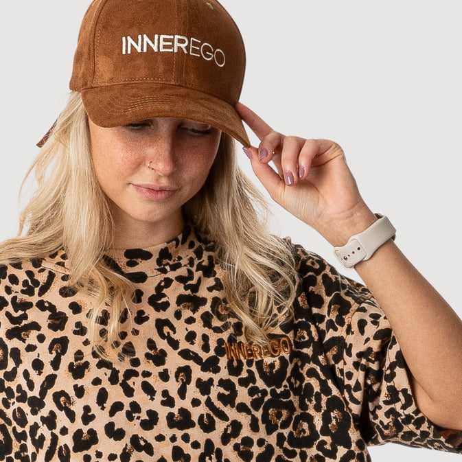 Embroidered Logo Suede Caps