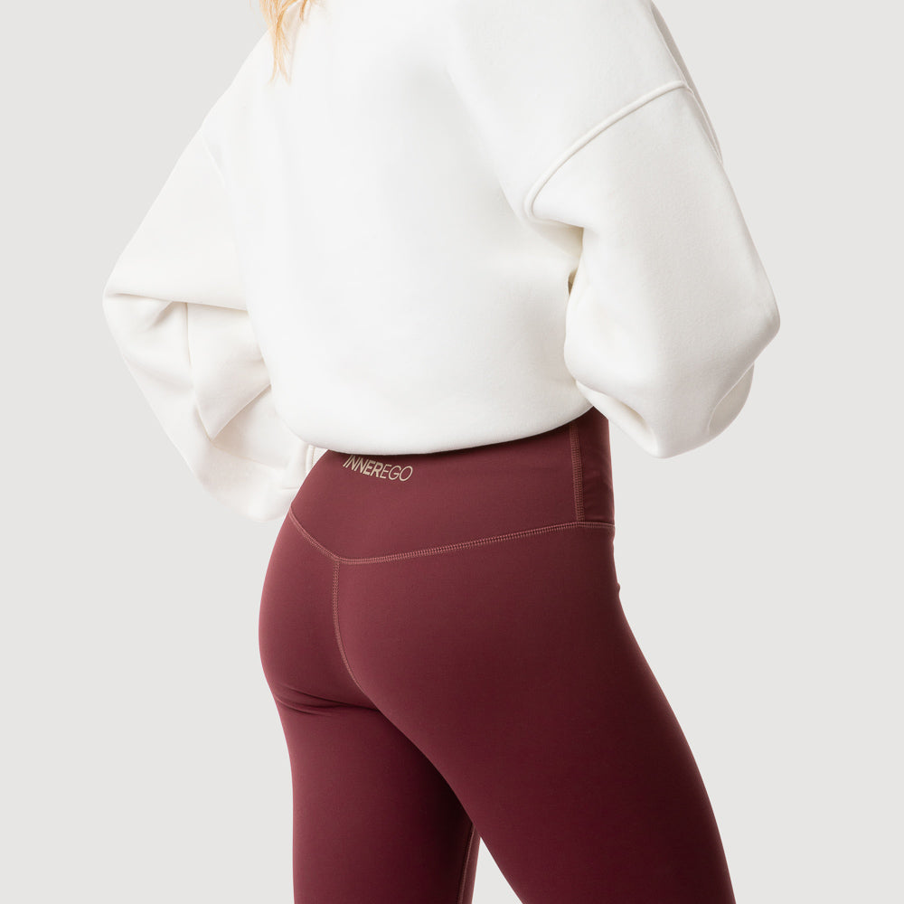 Rouge red INNER EGO logo Flex-set leggings - activewear